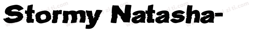 Stormy Natasha字体转换